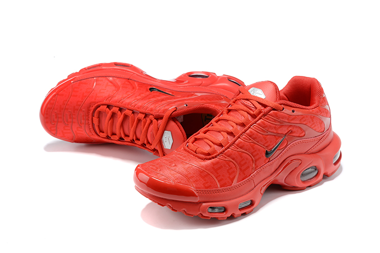 2021 New Nike Air Max Plus Hot Red Black